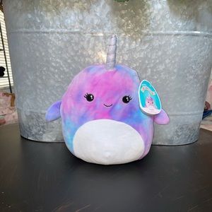SQUISHMALLOWS Hallie 8” Galaxy Pink & Blue TieDye